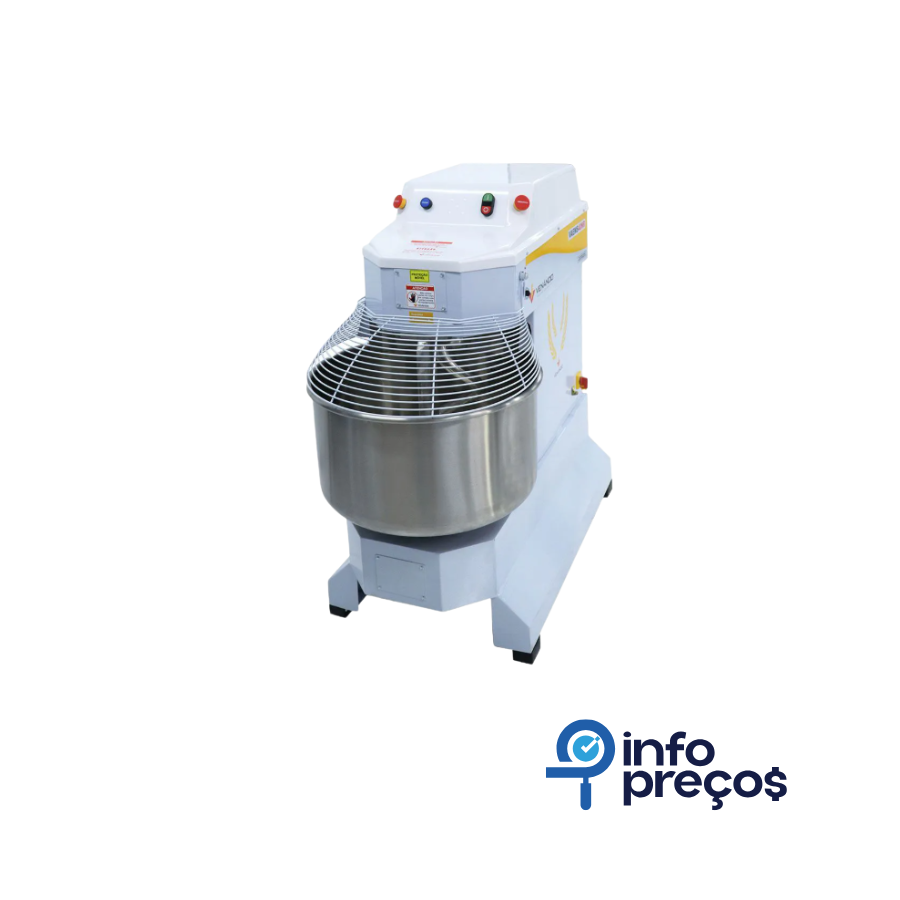 Amassadeira tipo espiral 40 Kg 1 velocidade